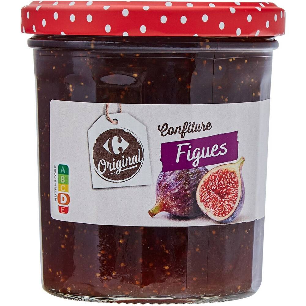 Confiture figues CARREFOUR ORIGINAL - le pot de 370g