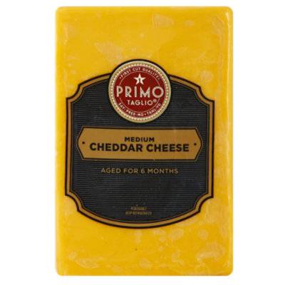Primo Taglio Pre-Slc Medium Cheddar Cheese