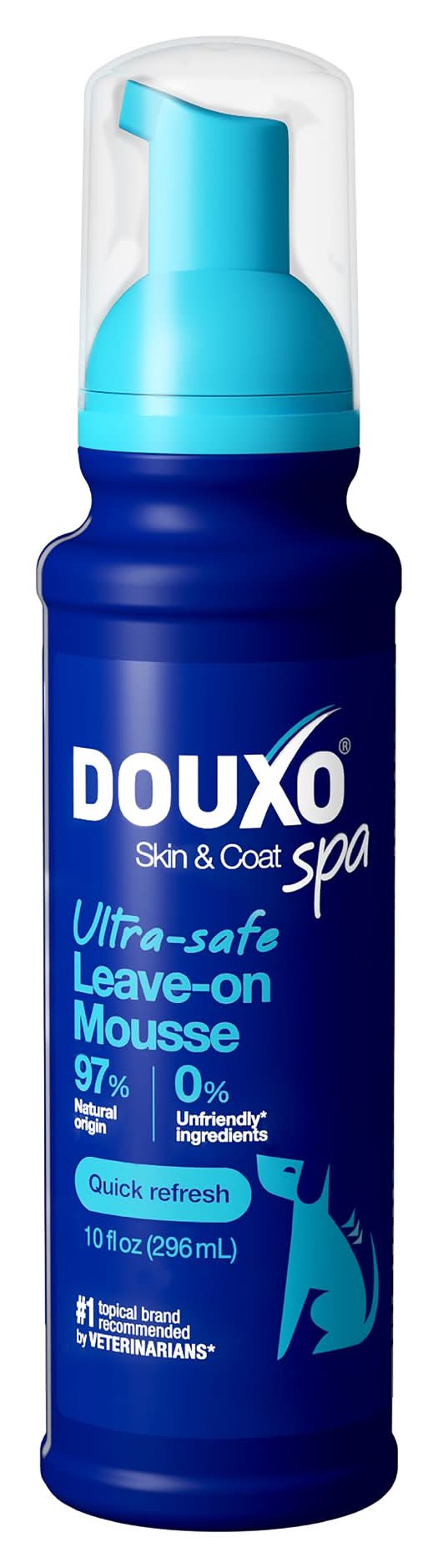 Douxo® SPA Skin & Coat Ultra-Safe Quick Refresh Leave-on Dog Mousse, Vet Recommended - 10oz (Size: 10 Fl Oz)