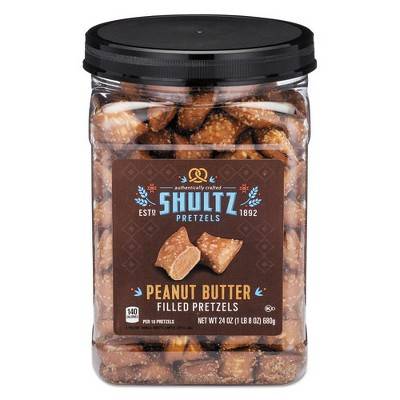 Shultz Pretzels Nuggets, Peanut Butter (24 oz)