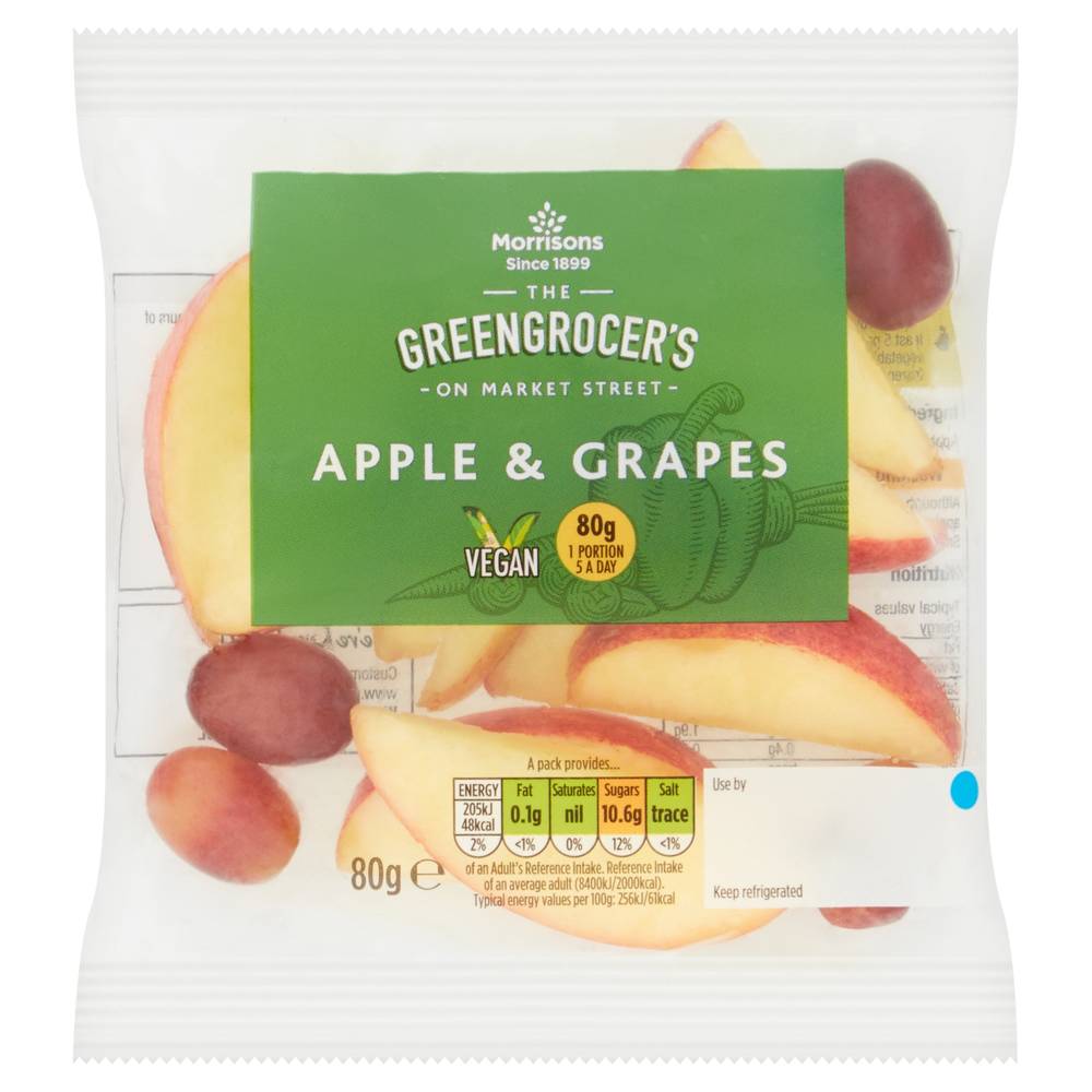 Morrisons Apple & Grapes Bag (80g)