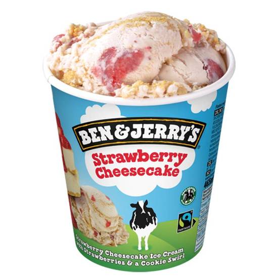 Ben & Jerry's Pint Strawberry Cheesecake 465ml