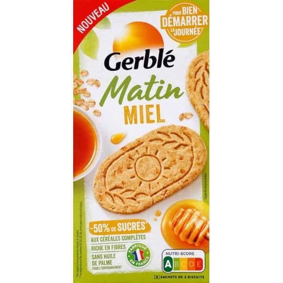 Gerblé - Biscuits matin aux céréales, miel (12)