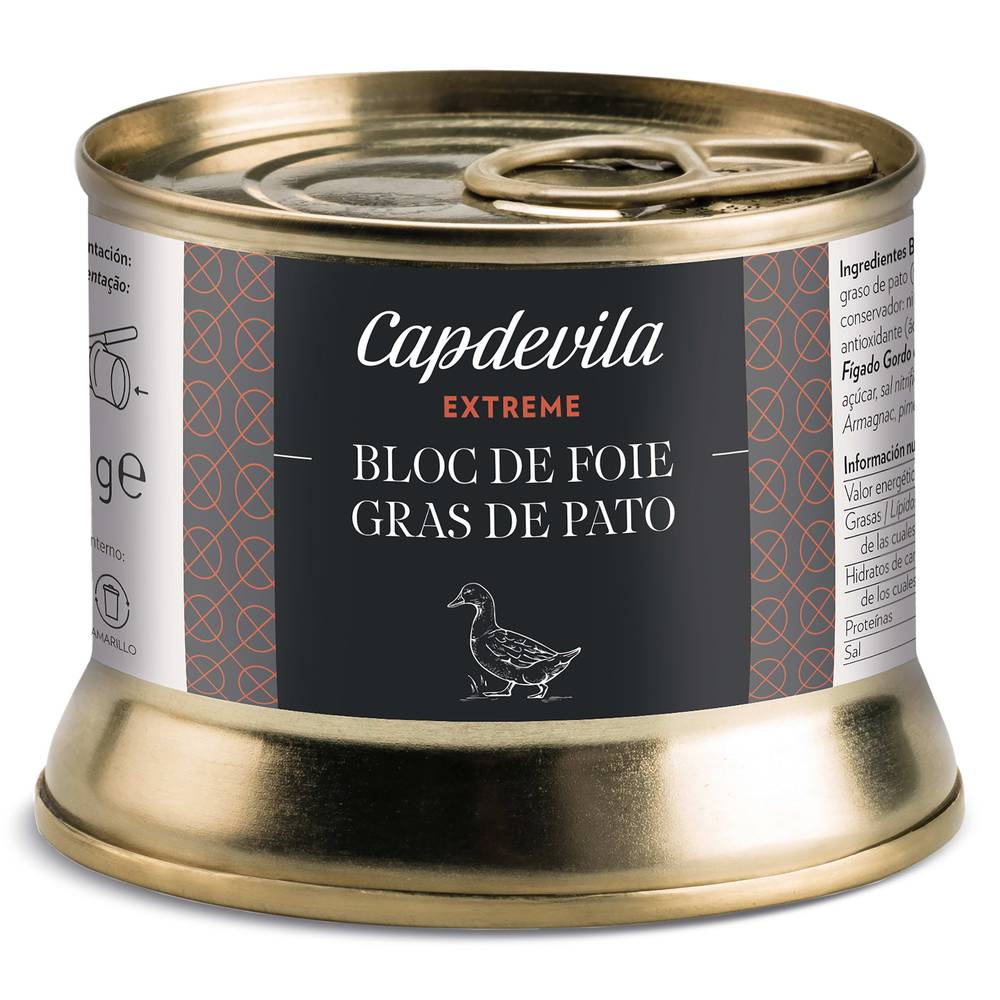 Bloc De Foie De Pato Capdevila Lata 135 G