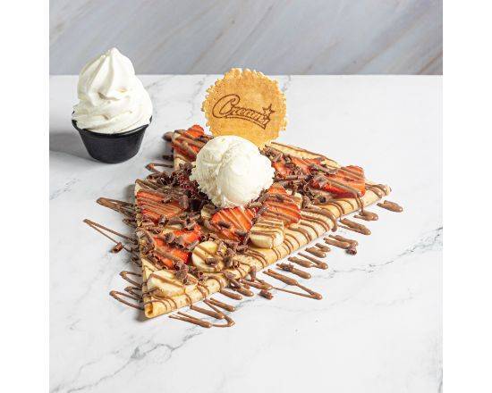 Banana & Strawberry Crepe