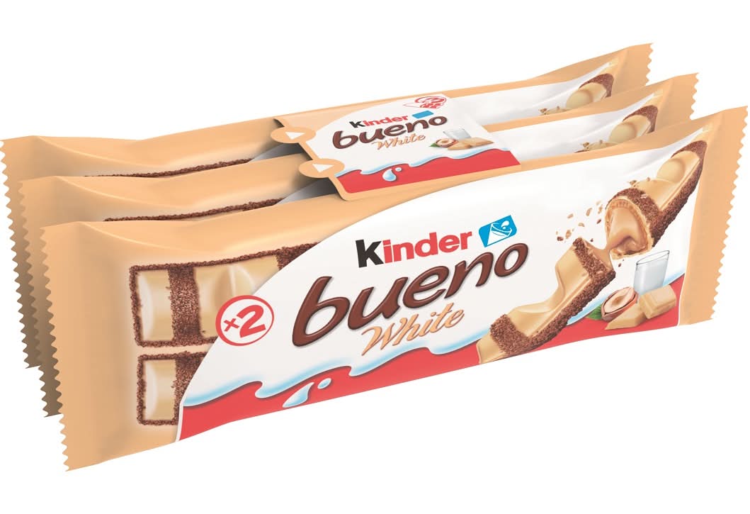 Kinder - Chocolate branco, embalagem de 130g