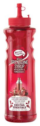 Master of Mixes Cocktail Essentials Premium Grenadine Syrup 375mL