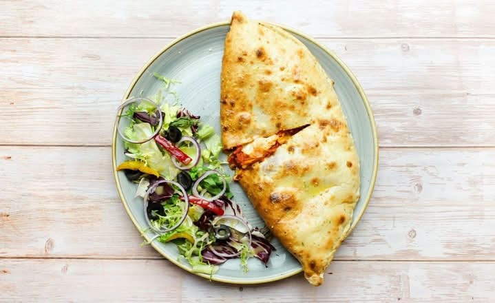 Chicken & chorizo calzone