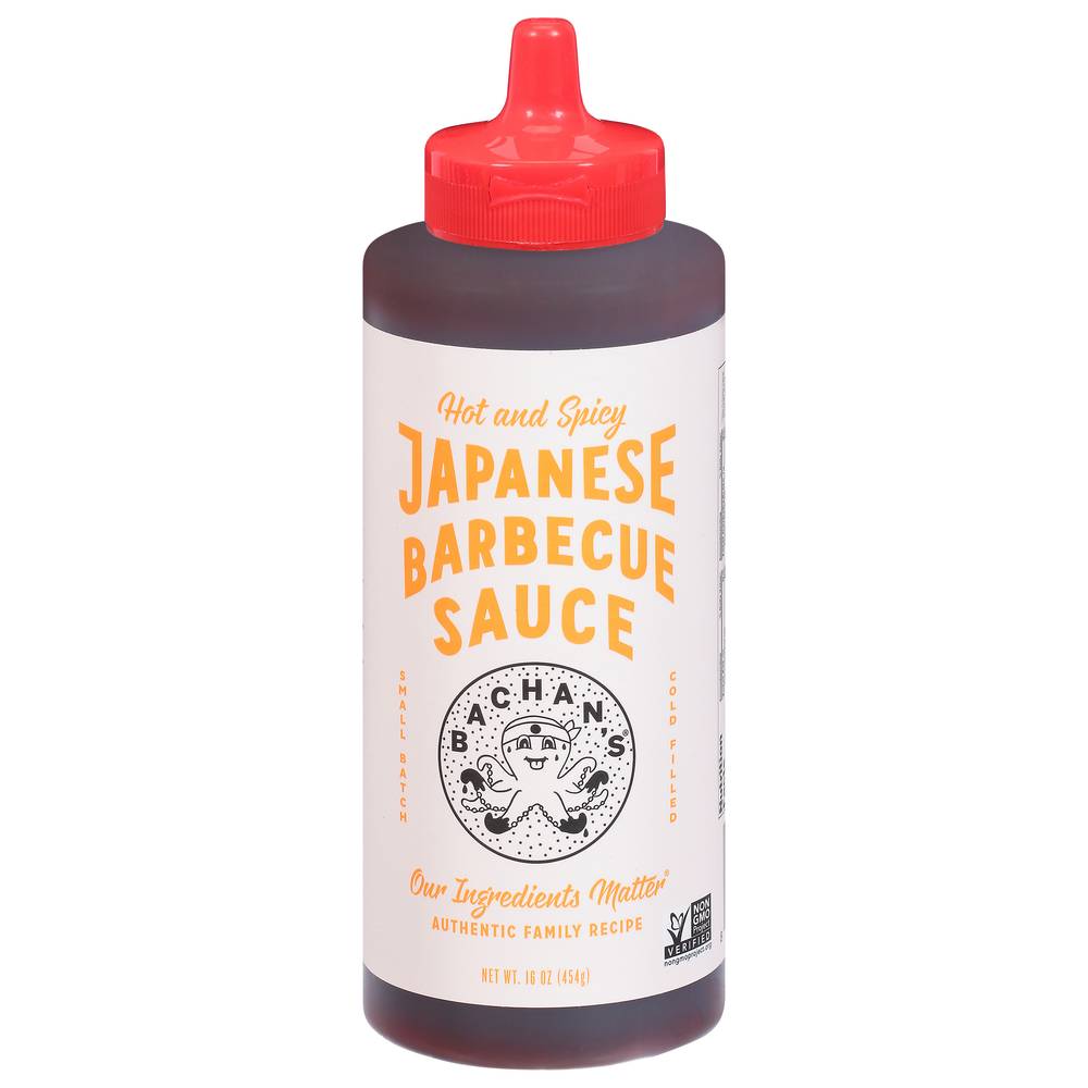 Bachan's Hot & Spicy Japanese Barbecue Sauce (16 oz)