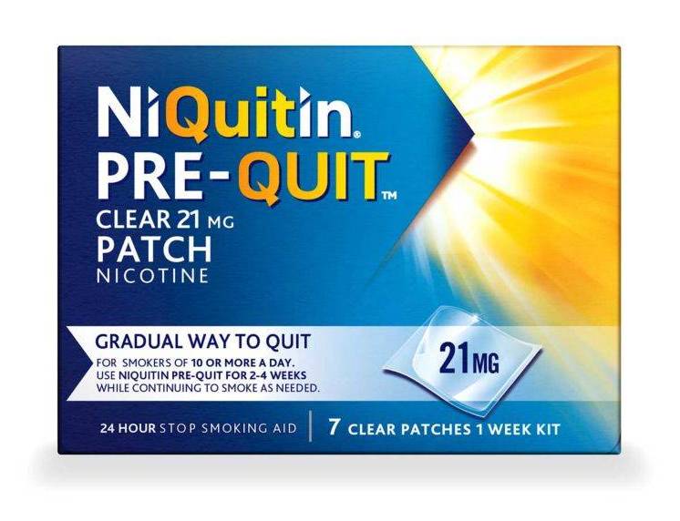 NiQuitin Pre-Quit Clear 21mg Patch - 7 Patches