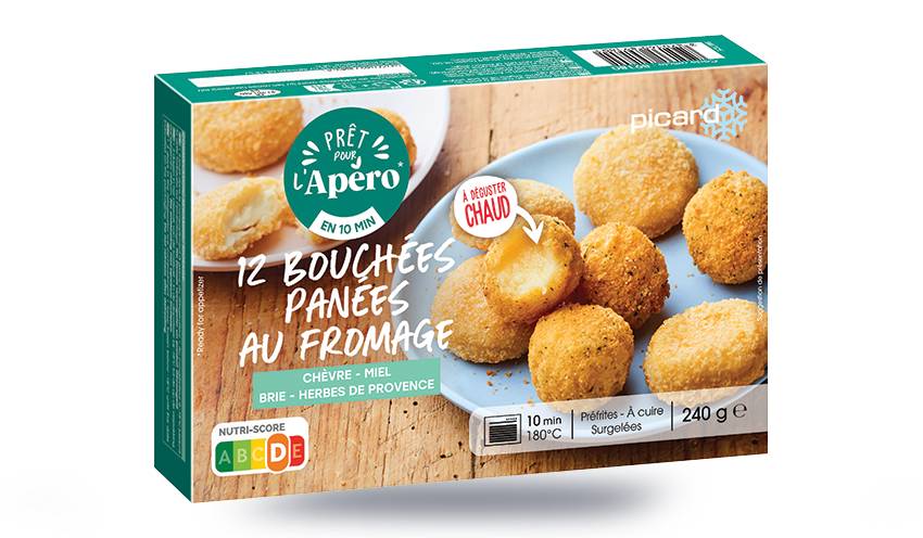 12 bouchées panées au fromage