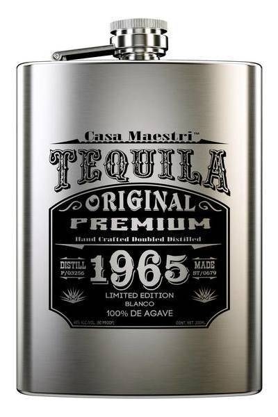Casa Maestri 1965 Flask Tequila Blanco (750ml specialty bottle)