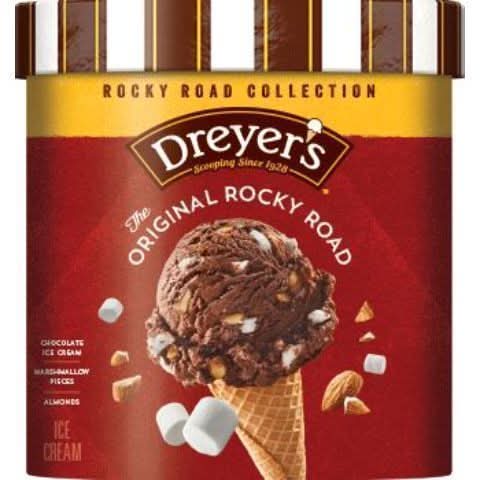 Dreyer's The Original Rocky Road Ice Cream, Chocolate (40.5 fl oz)