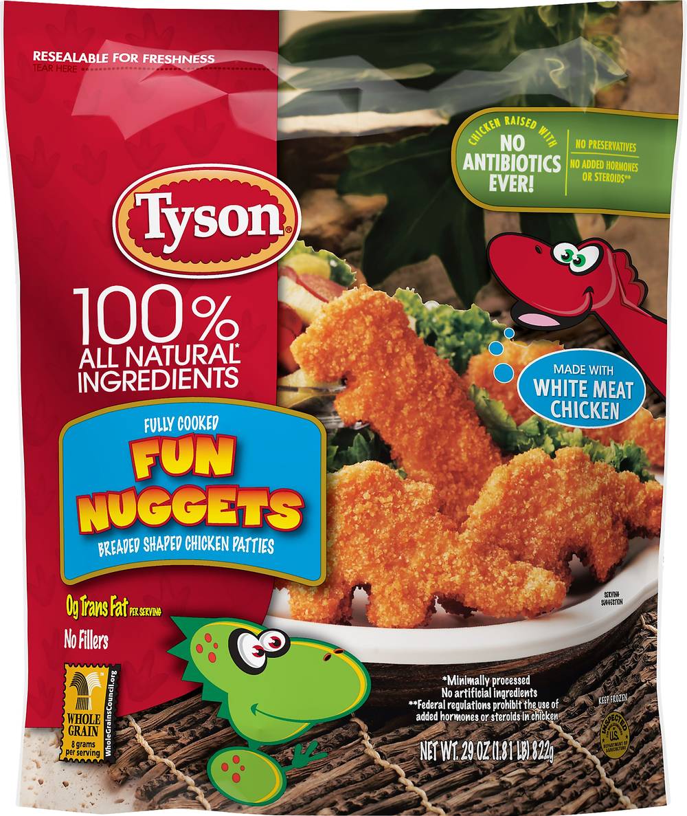 Tyson Fully Cooked Fun Chicken Nuggets