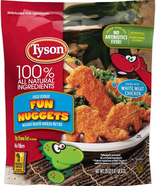 Tyson Fully Cooked Fun Chicken Nuggets