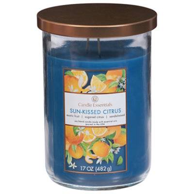 Candle Essentials Sun-Kissed Candle, Citrus (17 oz)