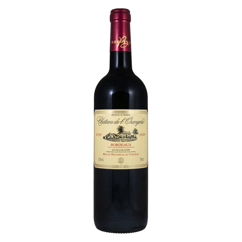 Château de L'orangerie - Vin rouge domestique Bordeaux (750 ml)