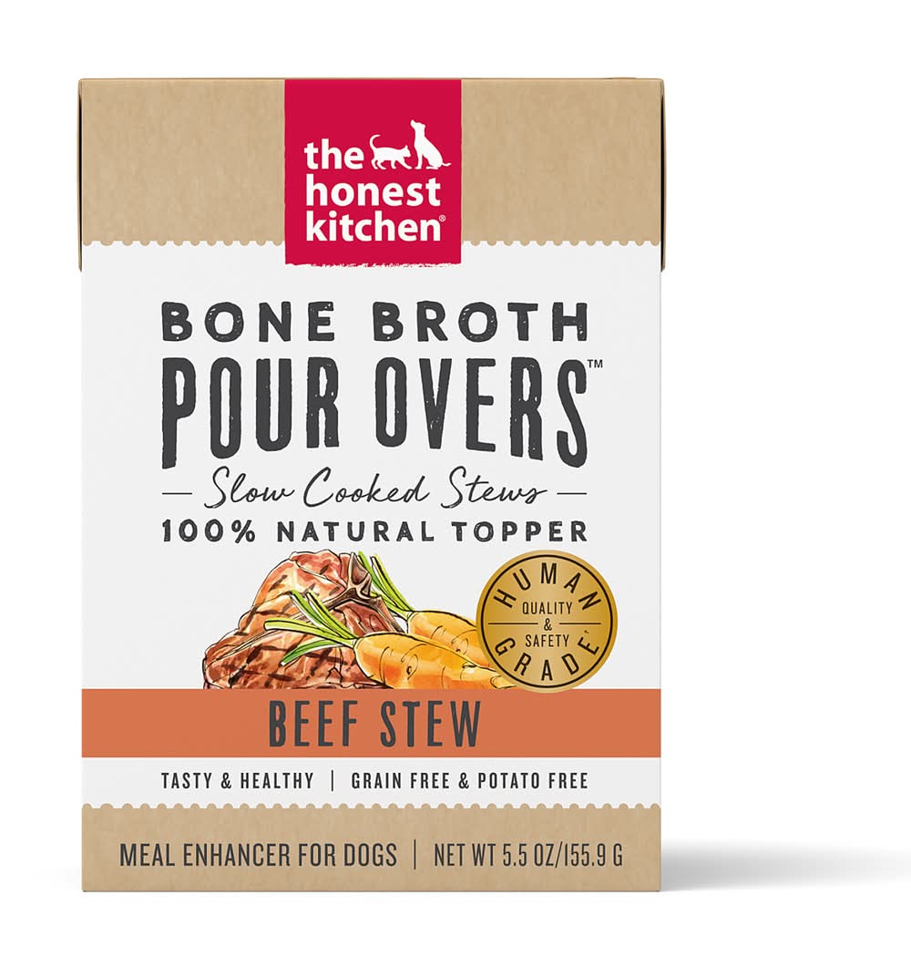The Honest Kitchen Bone Broth Pour Overs Beef Stew Wet Dog Food (5.5 oz)