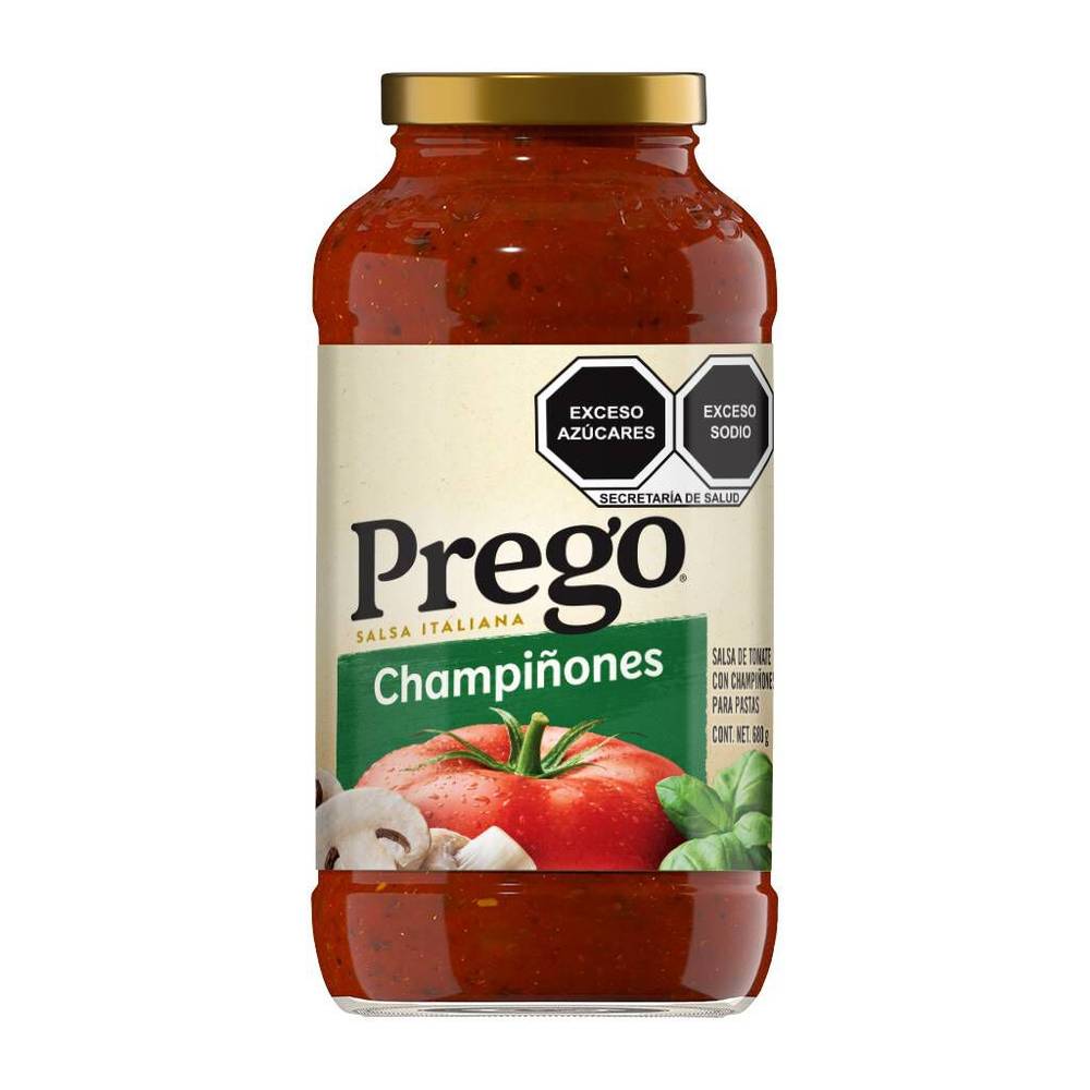Prego salsa para pasta con champiñones (frasco 680 g)