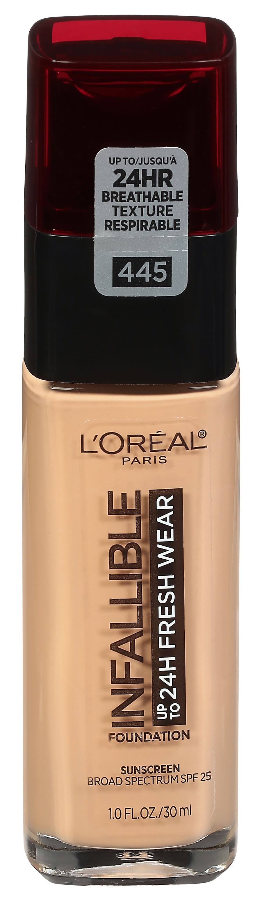 L'Oréal Infallible Fresh Wear Foundation 445 Vanilla (1 fl oz)