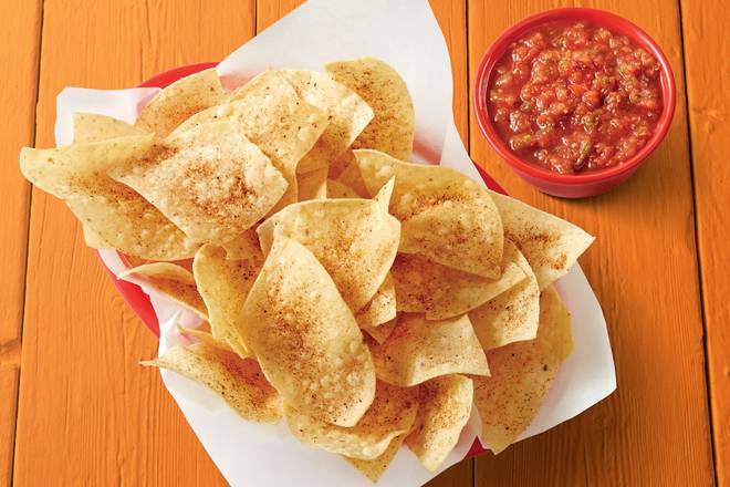 Large Chips & Arbol Chille Salsa