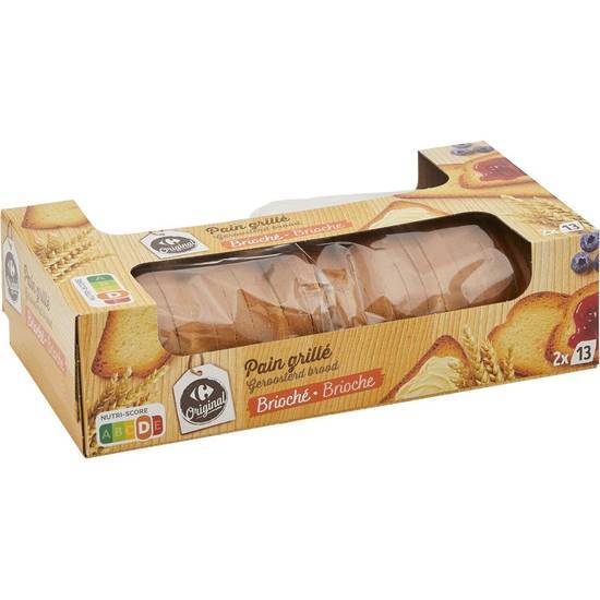 Carrefour Original - Pain grillé brioché (26)