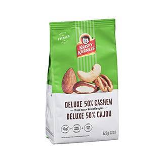 Krispy Kernels Noix Melangees Deluxe 0.5 Noix De Cajou 225G / Krispy Kernels Deluxe 0.5 Cashews Mixed Nuts 225G