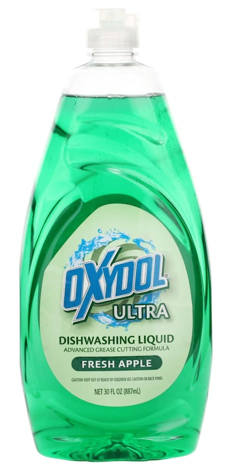 Oxydol Ultra Liquid Dish Soap, Fresh Apple (30 fl oz)