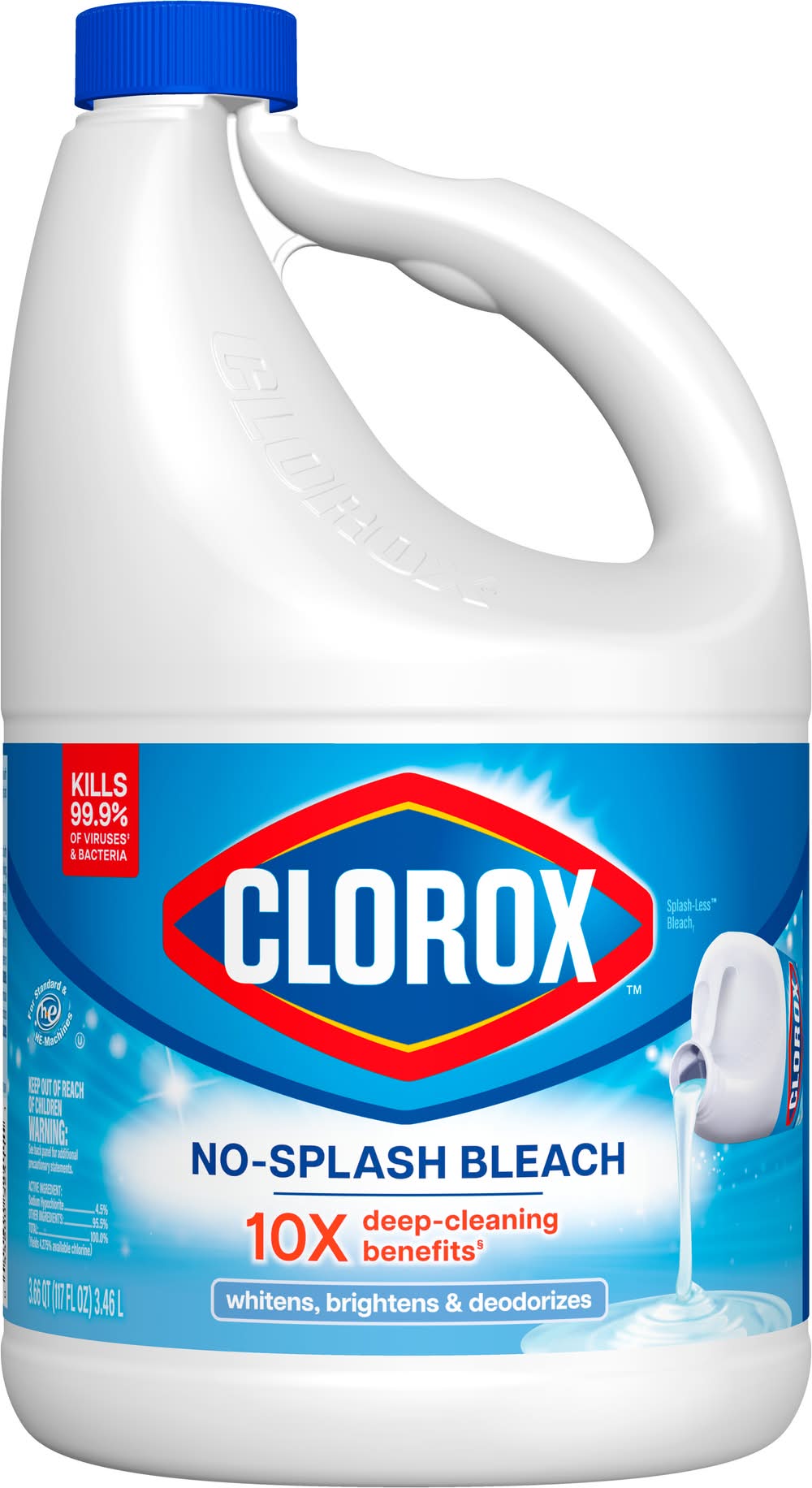 Clorox Splash-Less He Bleach (117 fl oz)