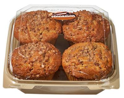 Muffins Cinnamon Coffee Cake 4Ct - Ea