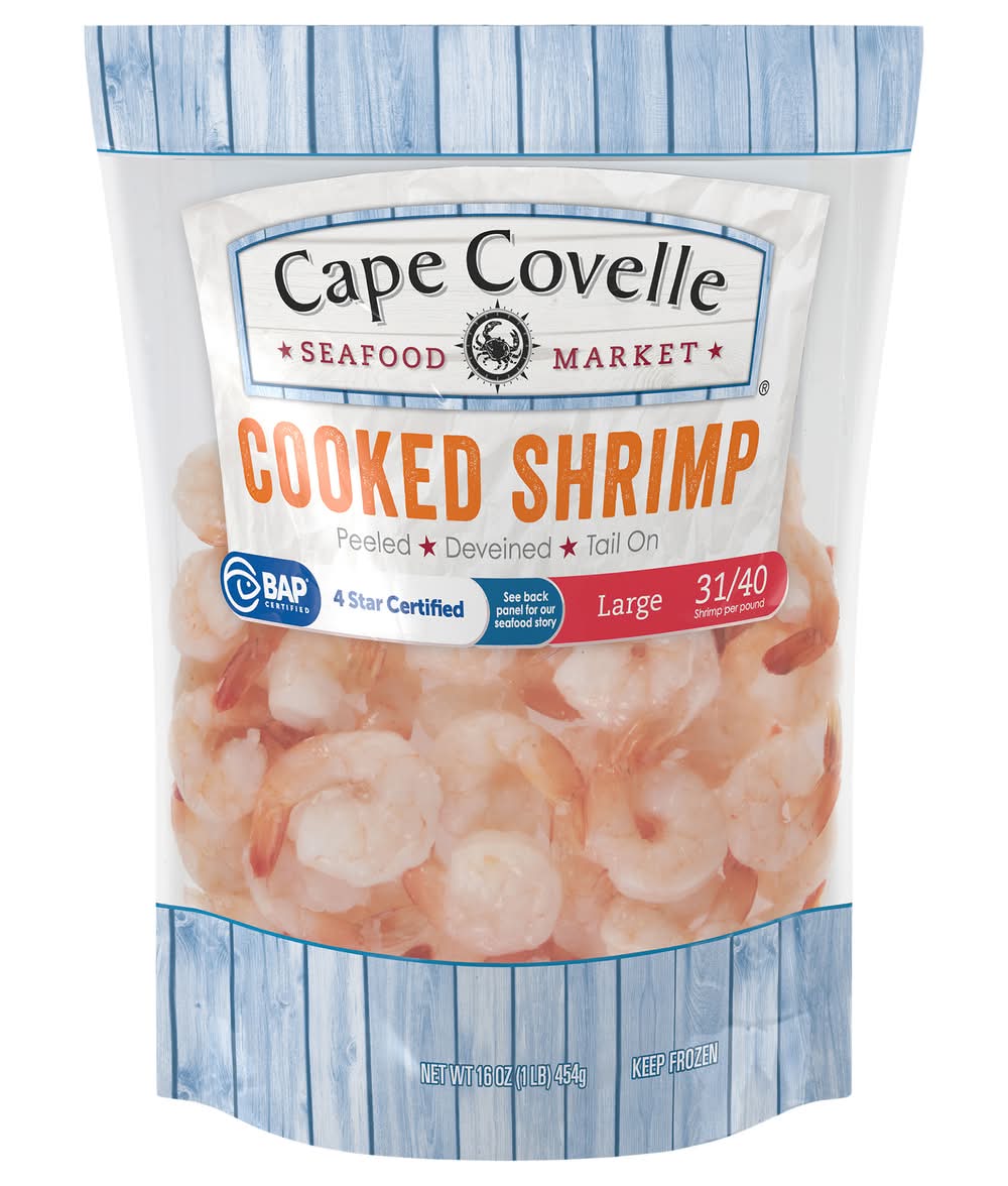 Cape Covelle Cooked Large Shrimp (16 oz)