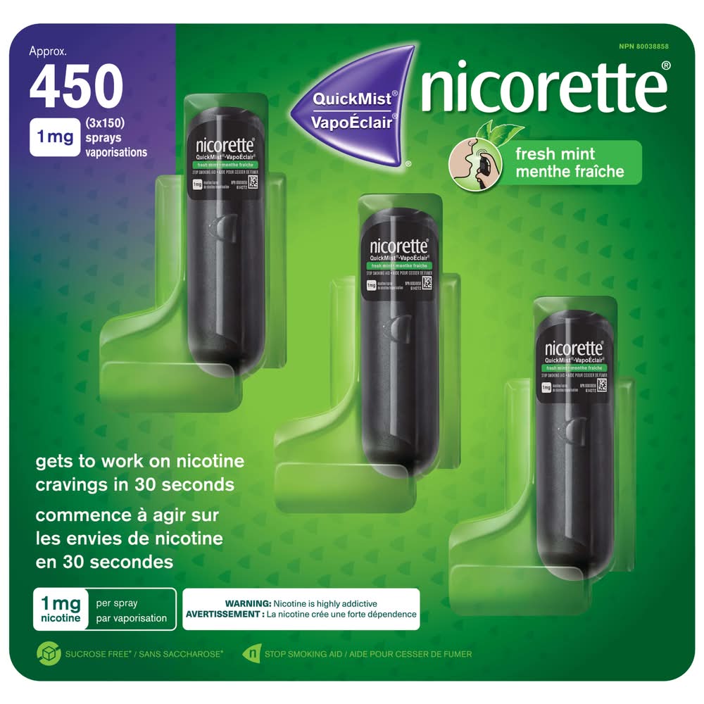 Nicorette Quick Mist Mouth Spray Delivery Near Me | Order Online
