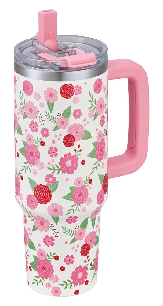 Adventuridge 40 oz Thirst Crusher Tumbler - Flowers