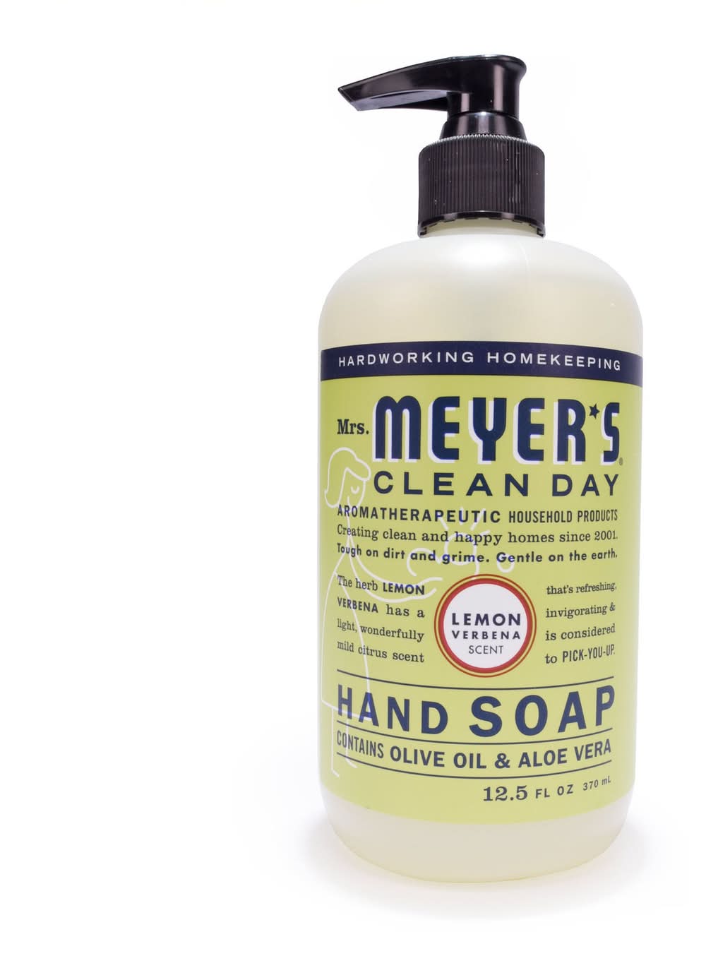 Mrs. Meyer'S Clean Day Organic Lemon Verbena Scent Liquid Hand Soap 12.5 Oz