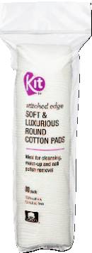 Kit Soft & Luxurious Round Cotton Pads (80 units)