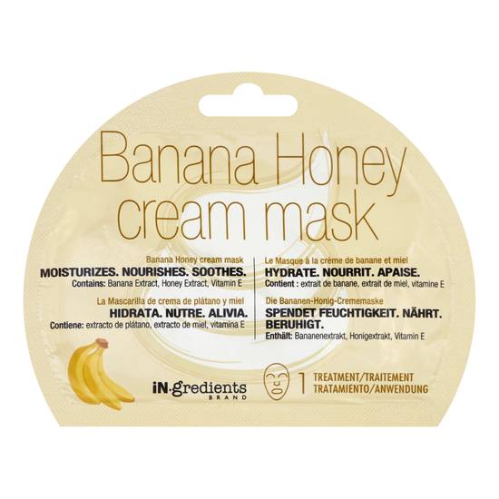 In.gredients Cream Mask (banana and honey)