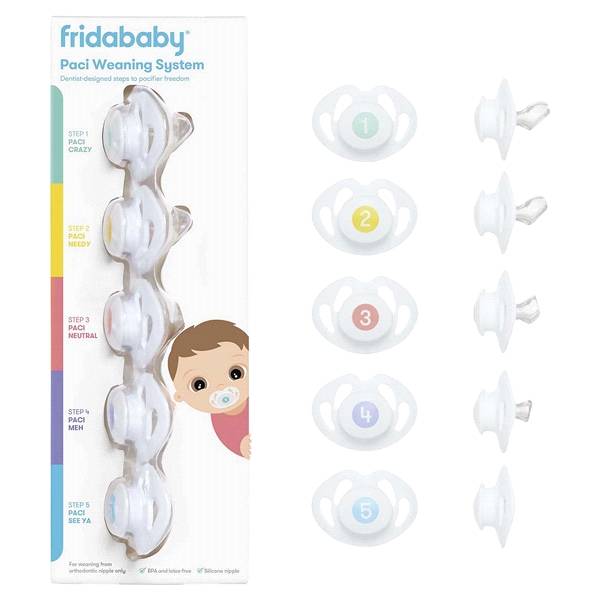 Frida Baby Paci Weaning System White
