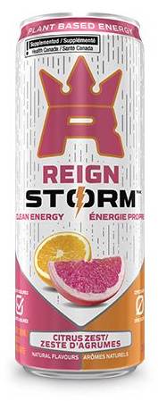 Reign Storm Plant Based Energy Drink, Citrus Zest (355 ml)