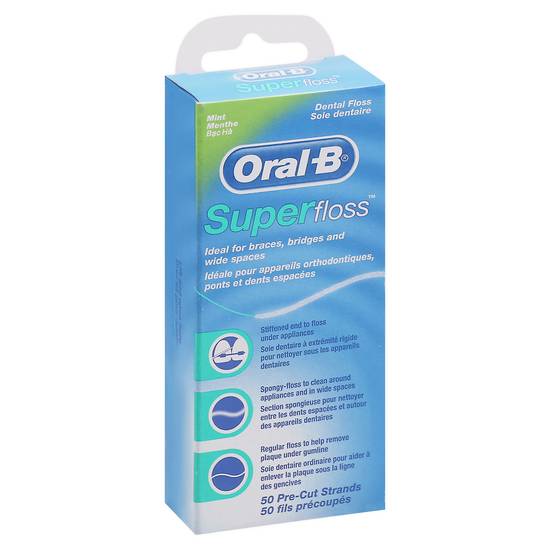 Oral-B Super Floss Pre-Cut Strands Dental Floss (50 ct)