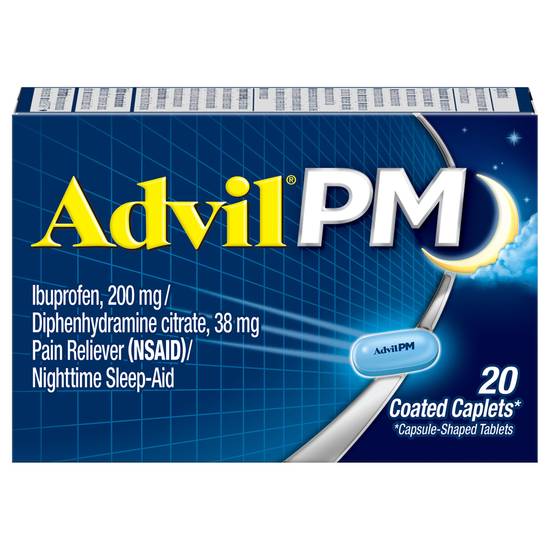 Advil Pm Nighttime Sleep Aid Caplets (20 ct)