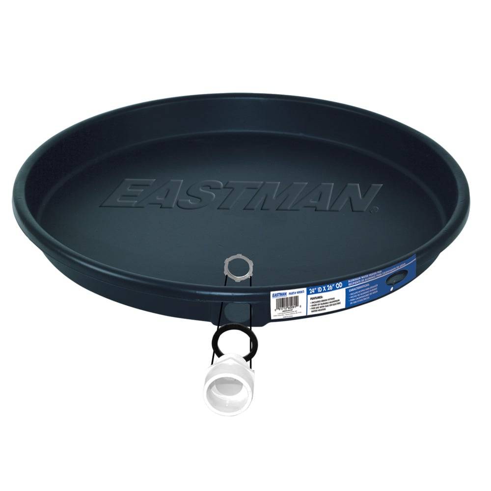 EASTMAN 24-in ID Plastic Water Heater Drain Pan with PVC | 60082N