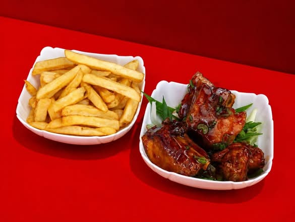 POWER BOWL COSTILLAR CERDO BBQ O TAMARINDO O CANTONEZA
