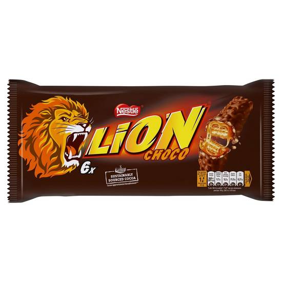 LION Chocoladerepen 6 x 42 g