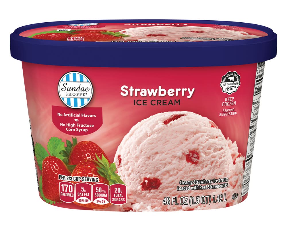 Sundae Shoppe Strawberry Ice Cream