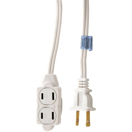 GE White Extension Cord Indoor Polarized 9 ft (1 ct)