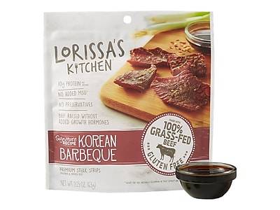 Lorissa's Kitchen Beef Jerky, Korean Barbeque, 2.22 oz. (JLB78032)