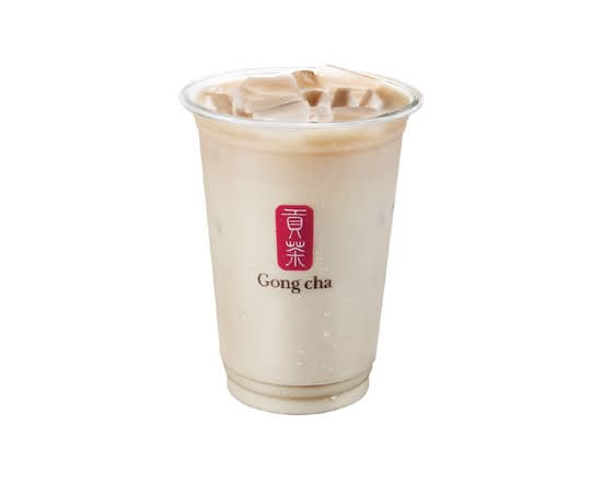 Gong cha Biscoff Milk Tea w Biscoff Cookie