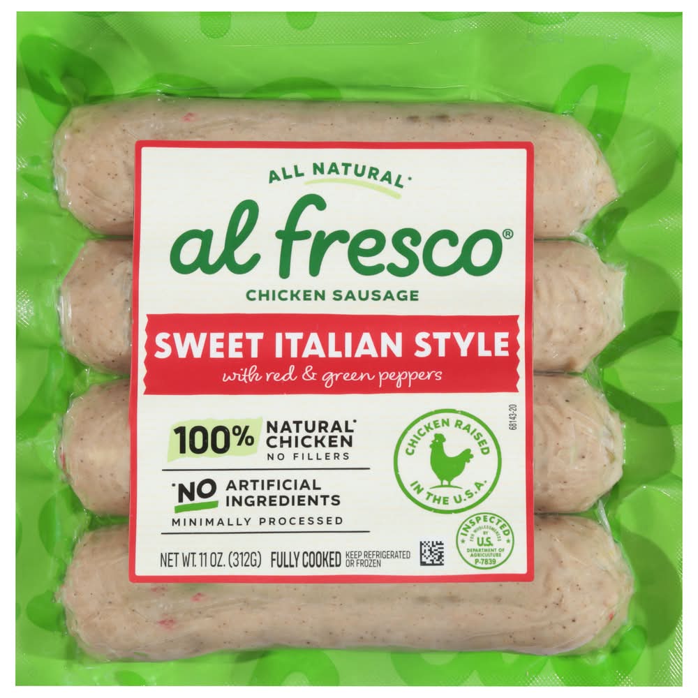 Al Fresco Chicken Sausage, Sweet Italian Style (11 oz)