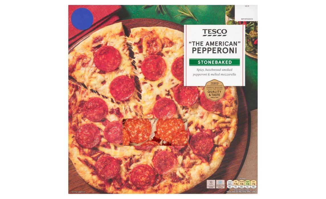 Tesco The American Pepperoni Pizza 311g (401921)