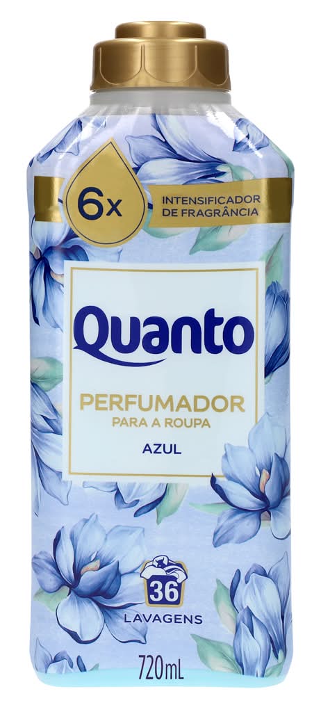Quanto - Perfumador de Roupa Azul, 36 doses
